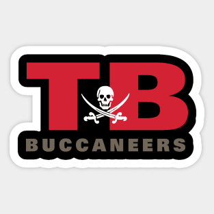 Tampa Bay Buccaneers by Buck Tee Originals Sticker